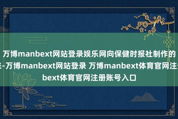 万博manbext网站登录娱乐网向保健时报社制作的打卡墙走来-万博manbext网站登录 万博manbext体育官网注册账号入口