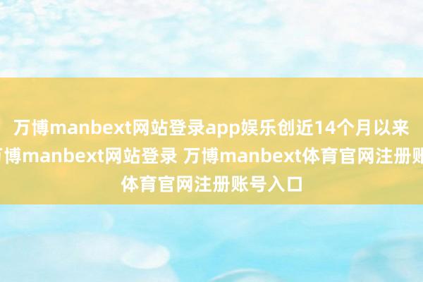万博manbext网站登录app娱乐创近14个月以来新高-万博manbext网站登录 万博manbext体育官网注册账号入口